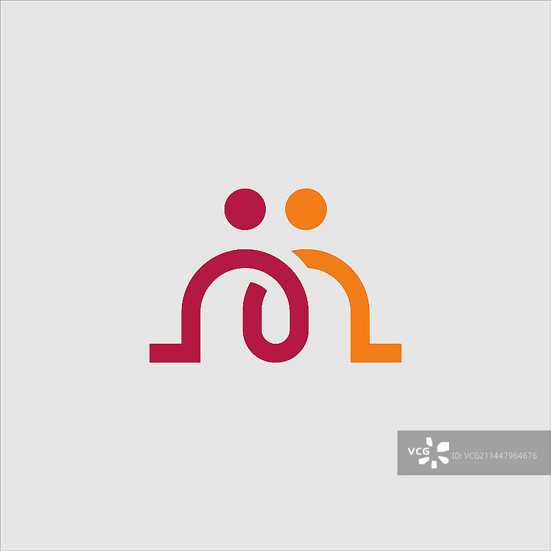 极简创意人物Logo图标设计图片素材