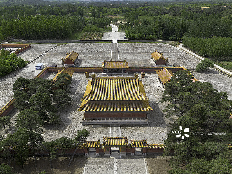 易县清西陵泰东陵 乾隆生母 清世宗孝圣宪皇后钮祜禄氏图片素材