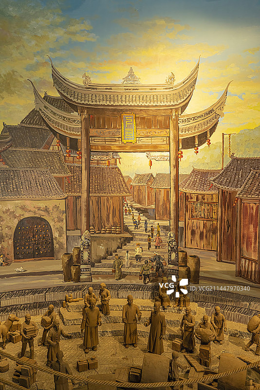 贵州黔东南下司古镇禹王宫图片素材