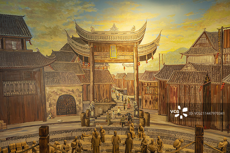 贵州黔东南下司古镇禹王宫图片素材