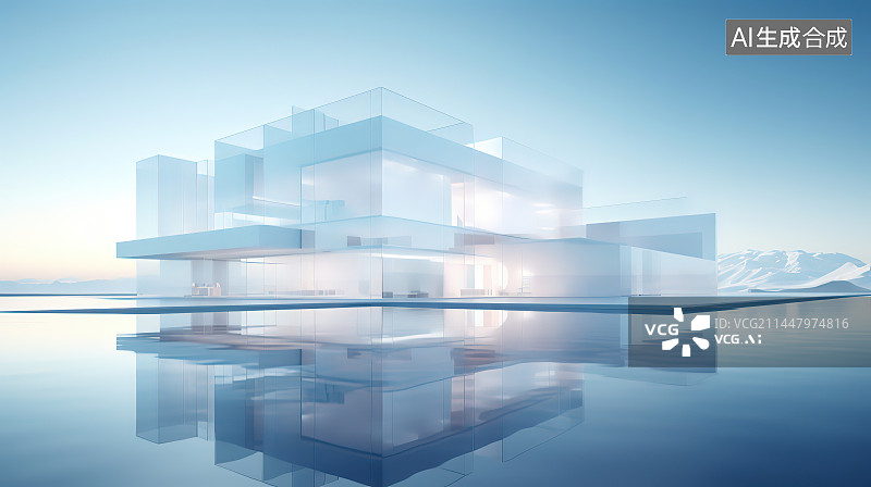 【AI数字艺术】城市风光道路平台图片素材