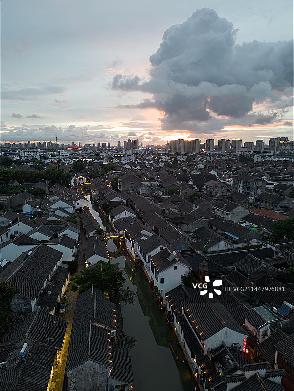 甪直古镇图片素材