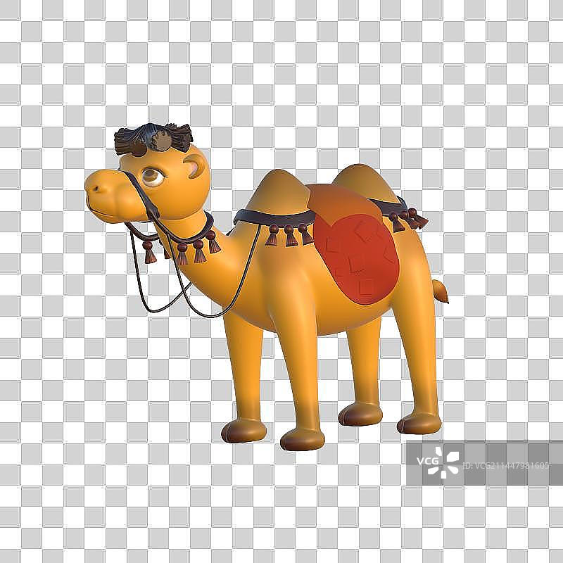 骆驼3D模型图片素材