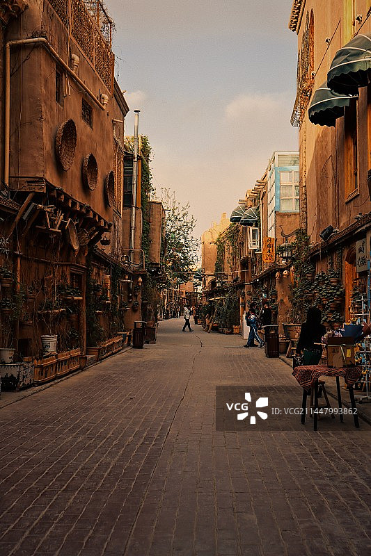 阿克苏乌什喀特古城图片素材