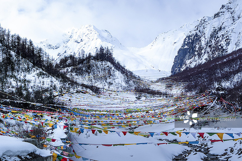 《圣洁的嘎隆拉雪山》图片素材