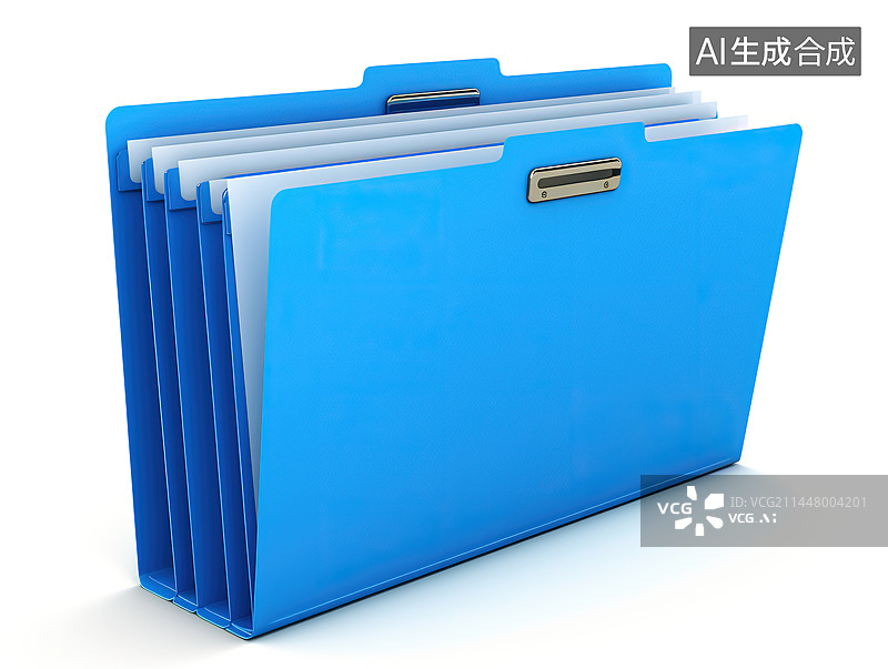 【AI数字艺术】白色背景下蓝色钱包的特写镜头图片素材