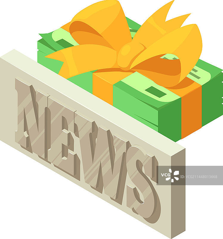 新闻符号2.5D图标图片素材