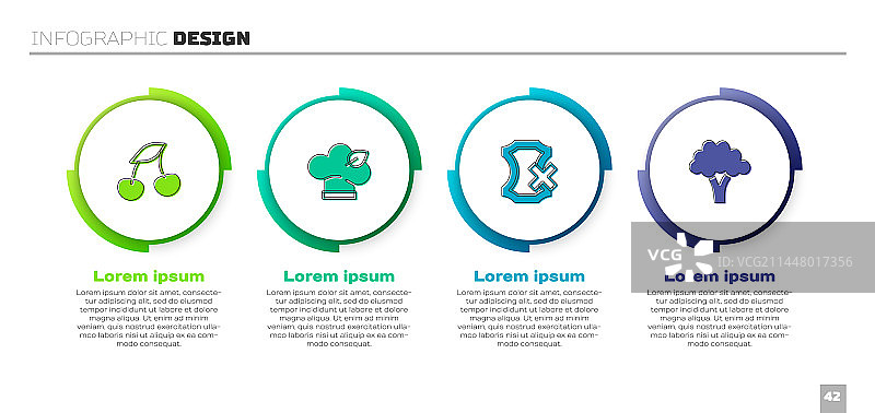 新鲜浆果、纯素食品和无皮革饮食合集图片素材