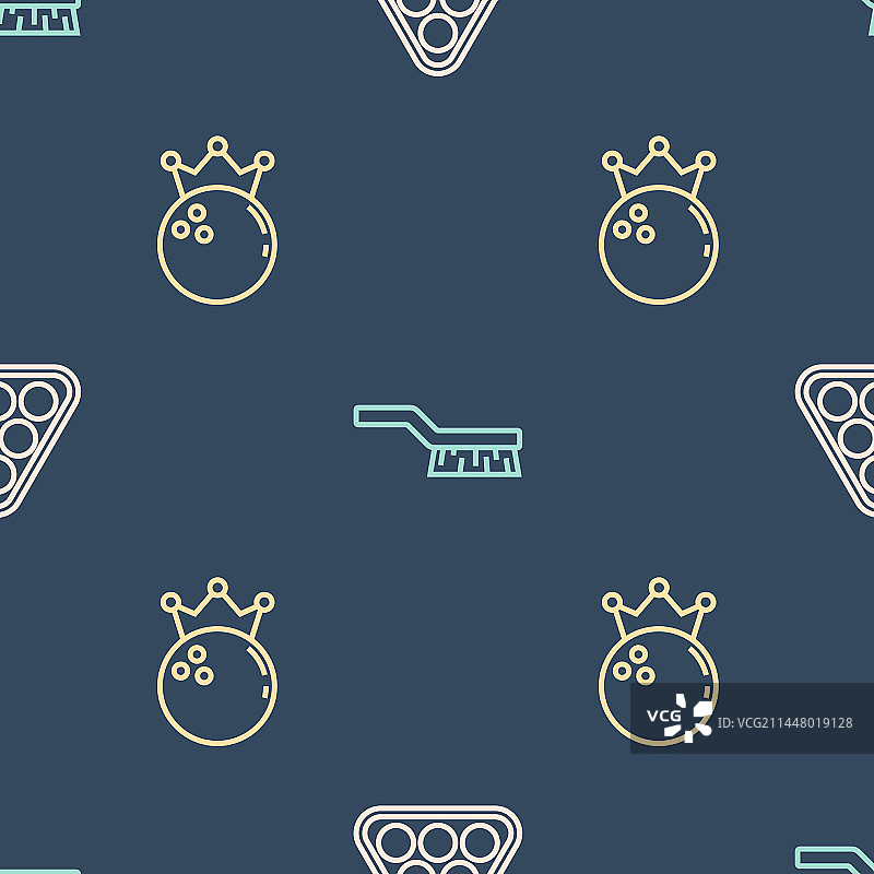 三角球杆台球保龄球图标图片素材