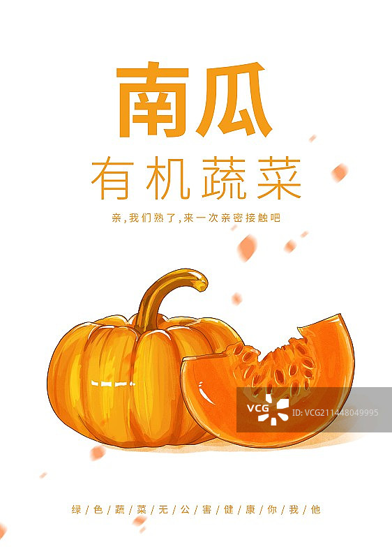 白露节气蔬菜南瓜插画设计海报图片素材