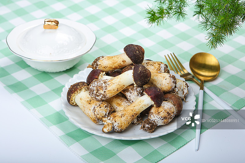 新鲜姬松茸图片素材