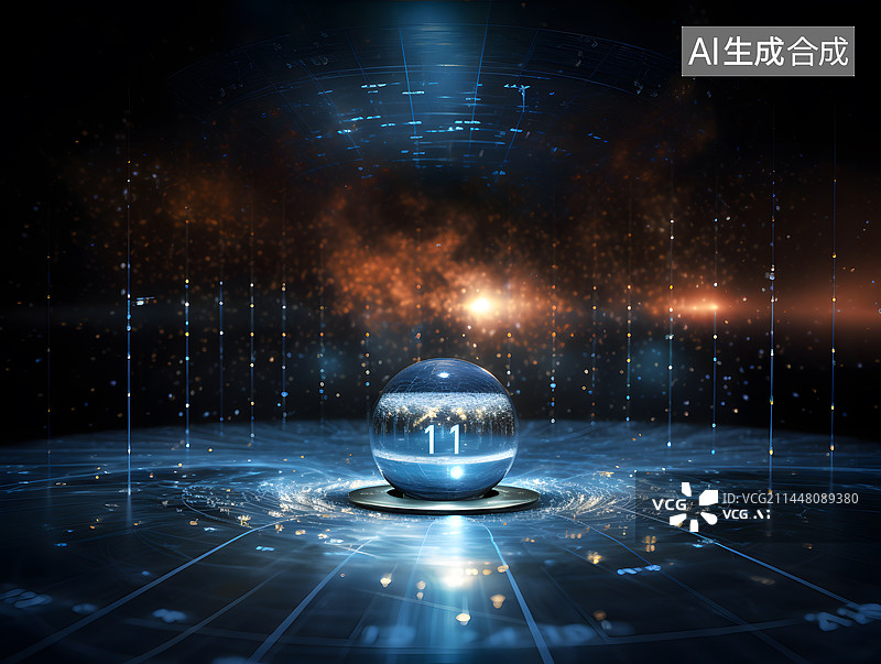 【AI数字艺术】室温超导体模型效果图图片素材