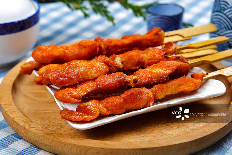 炸串骨肉相连图片素材