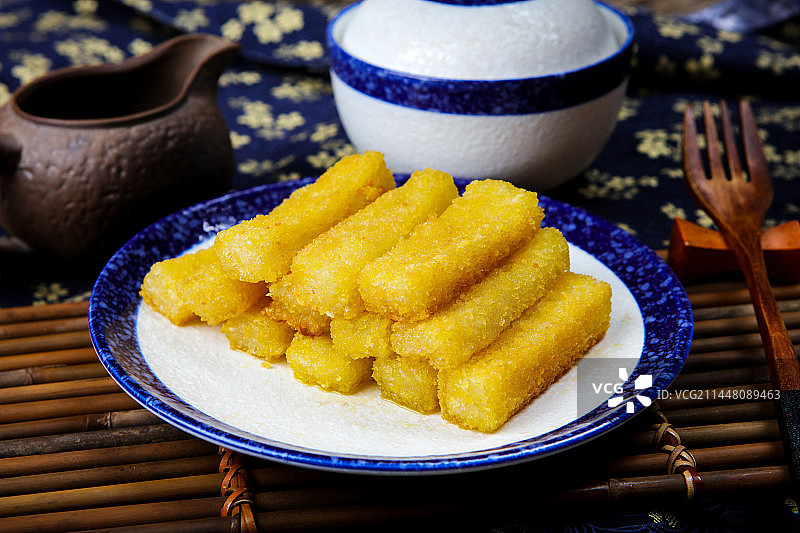 香甜的炸糍粑图片素材