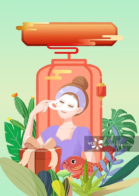 面膜海报图片素材