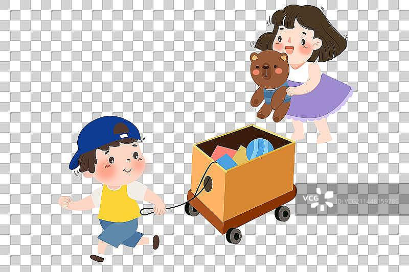 小朋友做游戏图片素材