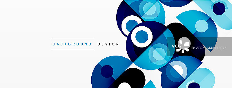 简单的圆圈和圆形元素图案图片素材