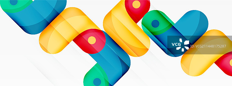 创意几何壁纸圆箭头形状图片素材