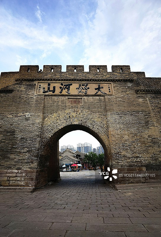 张家口大境门古城门图片素材