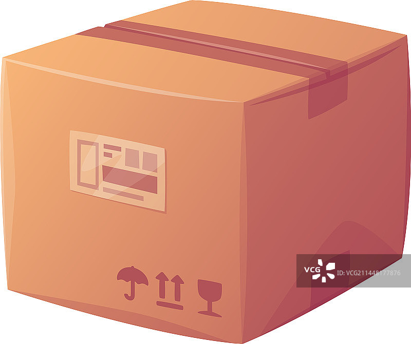 纸板箱纸质包装容器图片素材