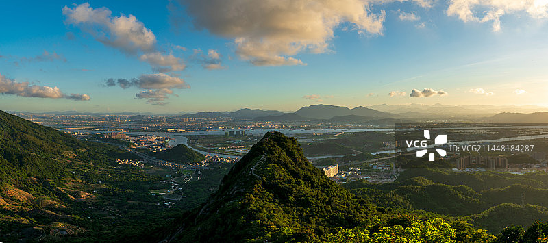 中山丫髻山自然风光图片素材