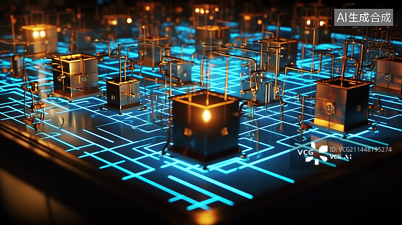 【AI数字艺术】室温超导概念图图片素材