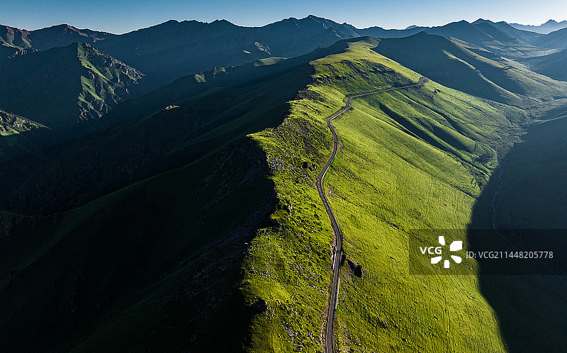 独库晨曦图片素材