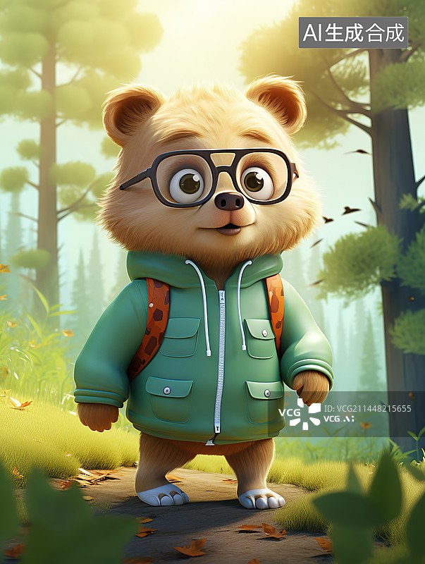 【AI数字艺术】可爱的泰迪图片素材