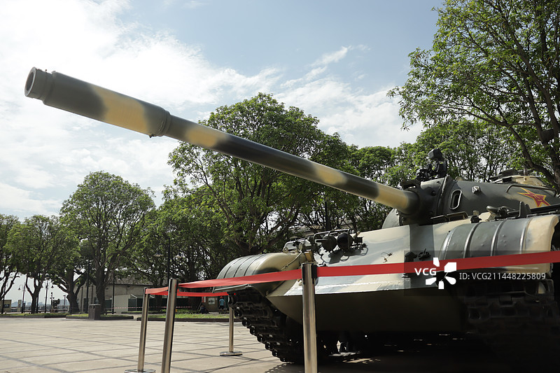 2023.07.31福建福州的中国船政文化博物馆.博物馆的角落景点及前来参观的人们图片素材