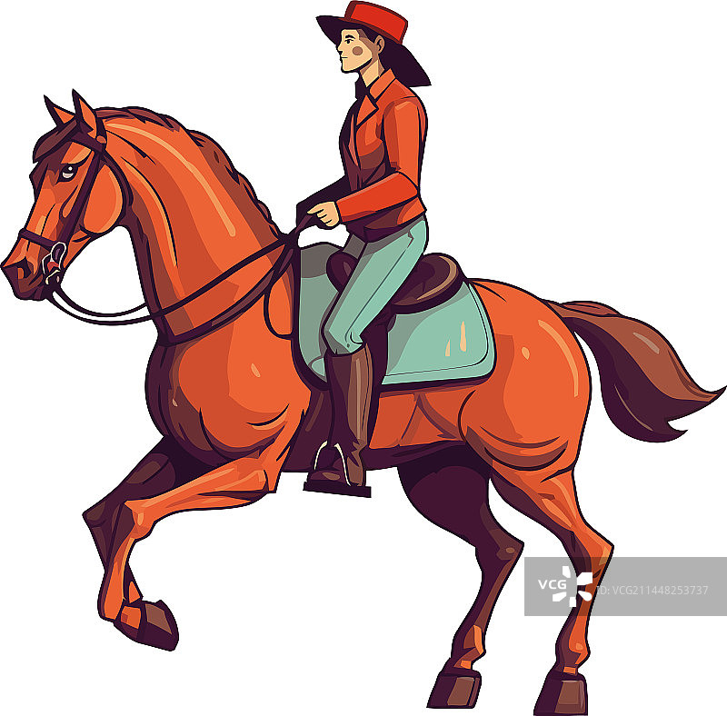 赛马比赛中的骑师图片素材