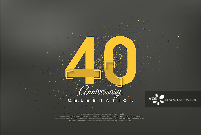 周年纪念数字现代高级背景图片素材