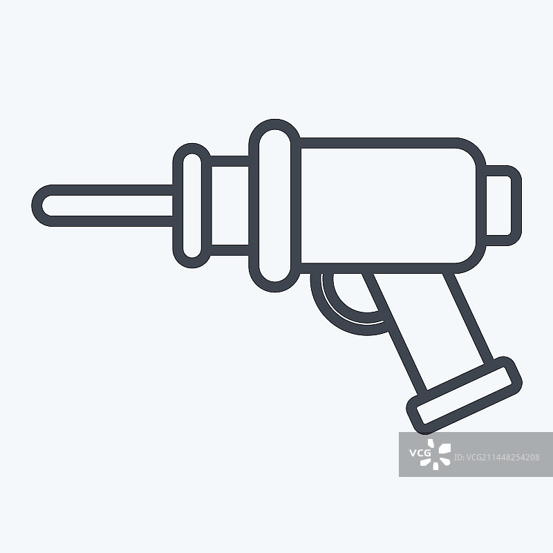 骨科用电钻线性图标图片素材