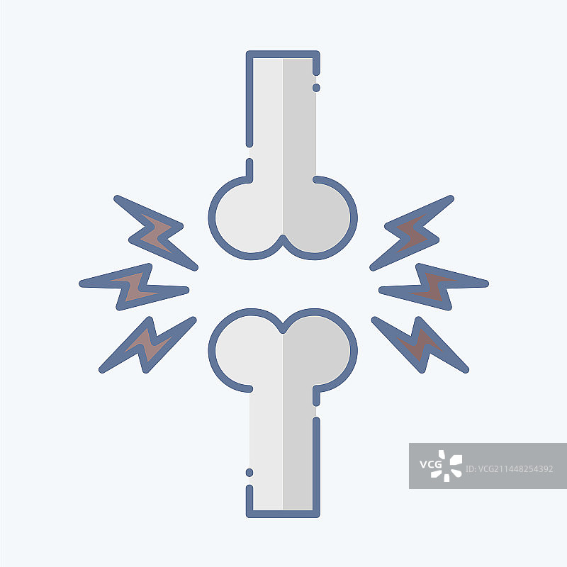 骨科关节相关涂鸦符号图片素材