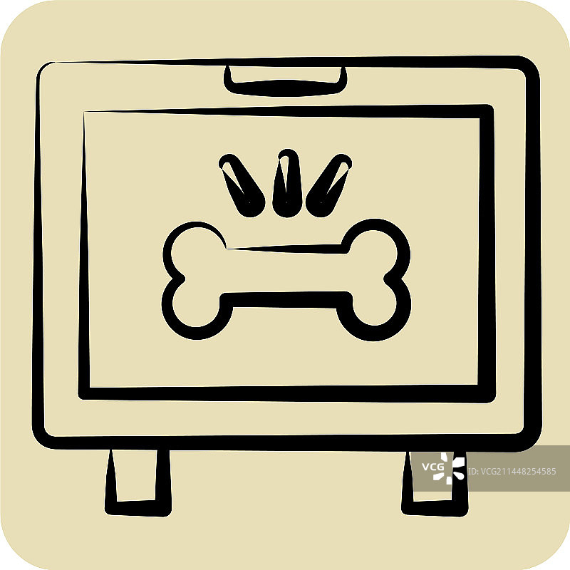 骨科监护仪手部图标图片素材