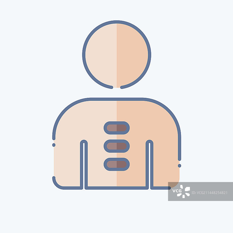 骨科符号涂鸦相关姿势图标图片素材