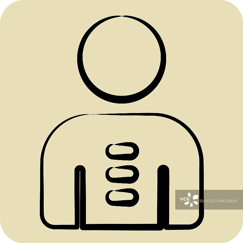 与骨科符号手相关的姿势图标图片素材