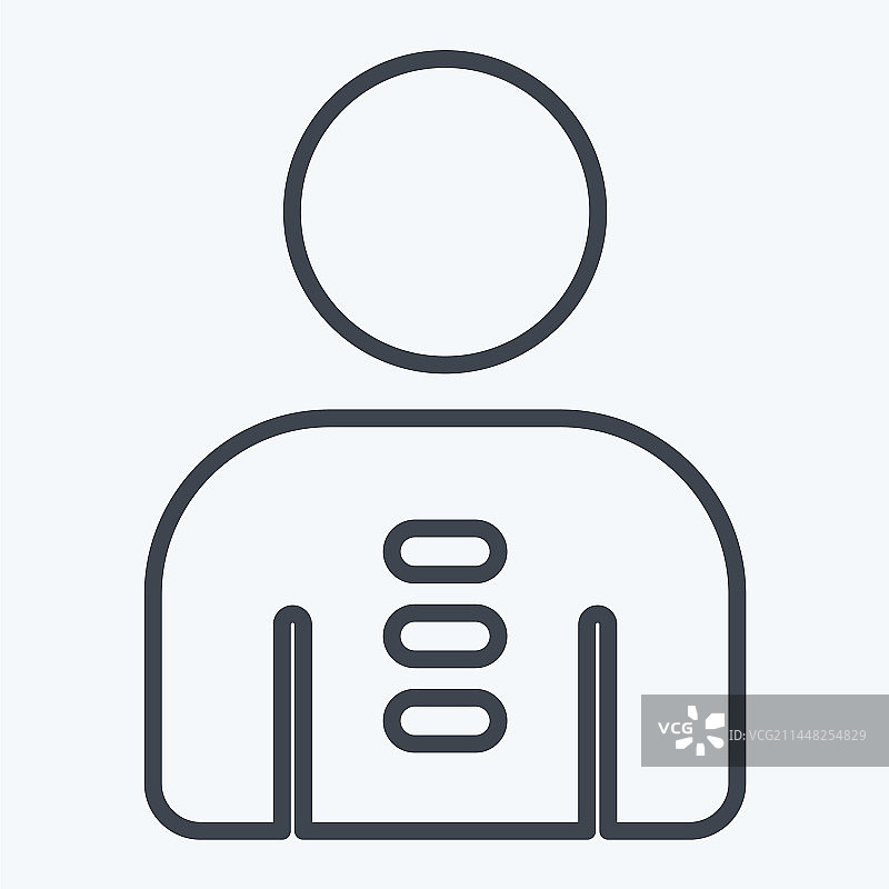 与骨科相关的姿势图标图片素材