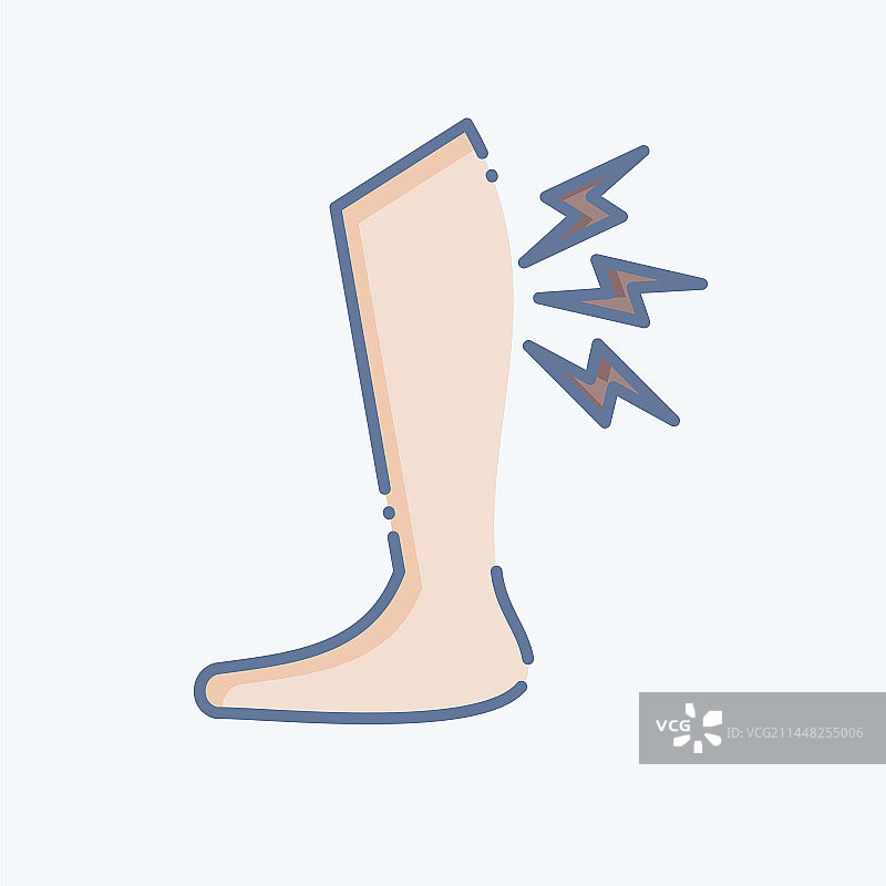 与整形外科符号相关的胫骨图标涂鸦图片素材