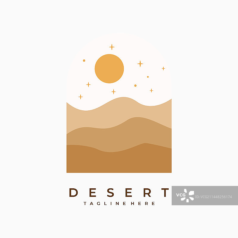 沙漠仙人掌自然风光图片素材