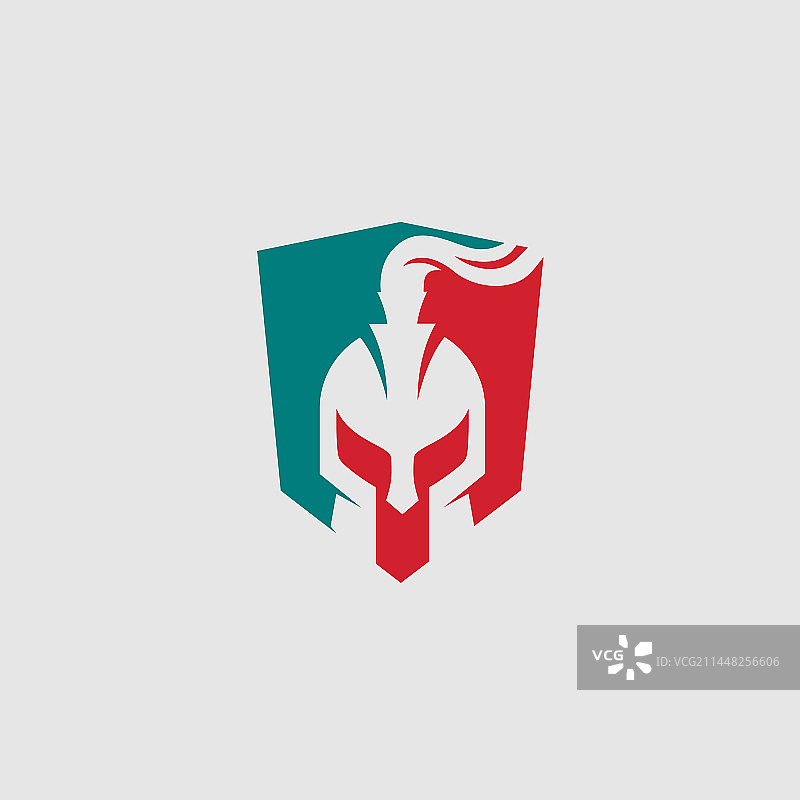 斯巴达战士盾牌和头盔标志图片素材