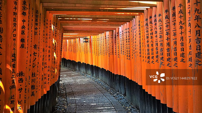 日本京都伏见稻荷大社图片素材