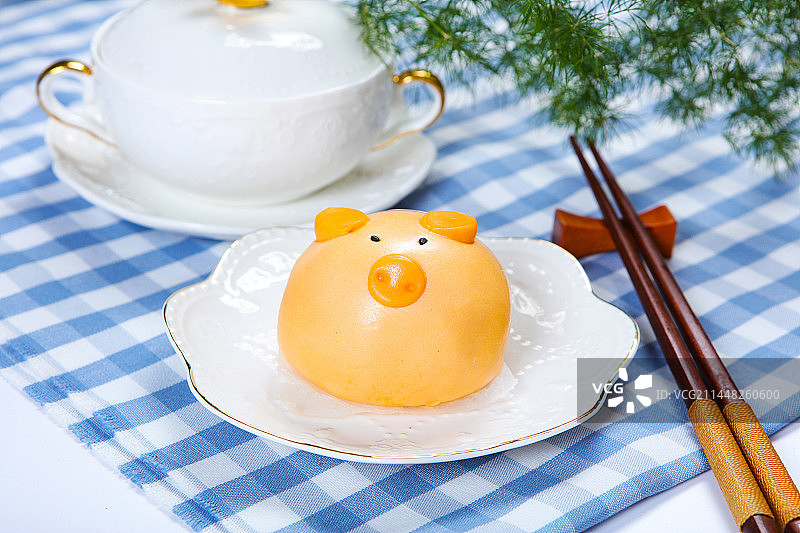 独特的猪猪包图片素材