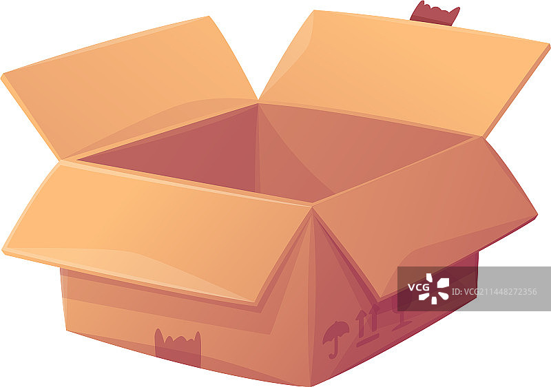 纸板箱纸质包装容器图片素材