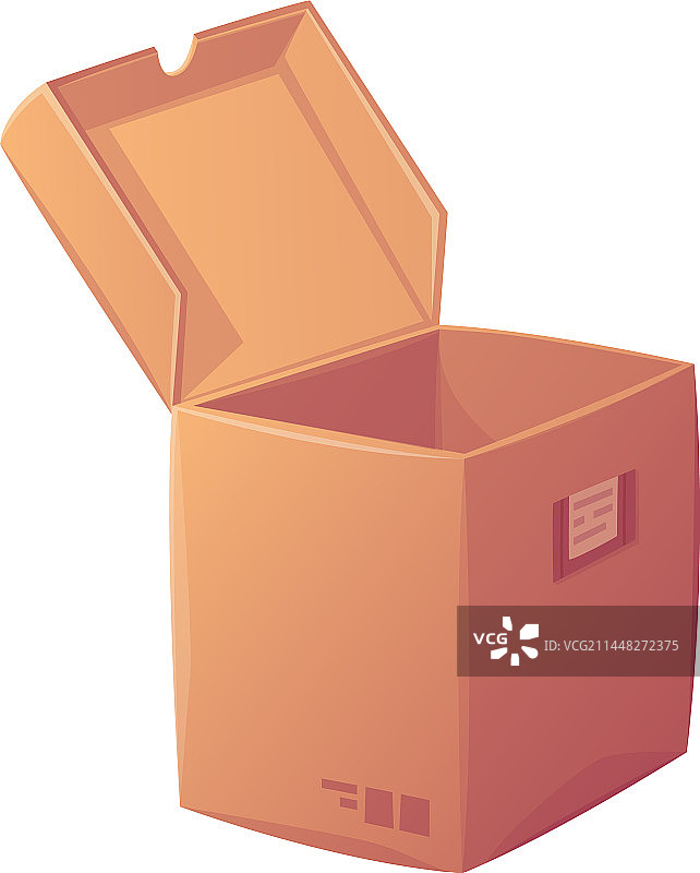 纸板箱纸质包装容器图片素材