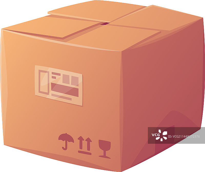 纸板箱纸质包装容器图片素材