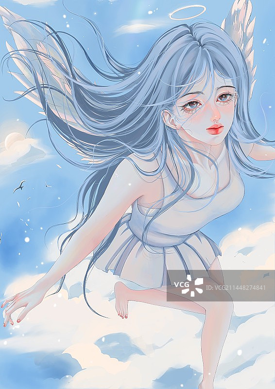 天使女孩图片素材