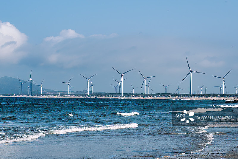 海上风力发电机图片素材