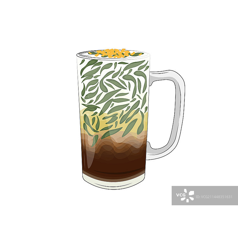 新鲜的Es Cendol Dawet Ayu图片素材