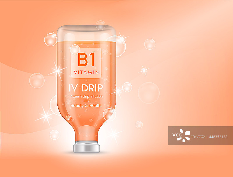 维生素B1滴注图片素材