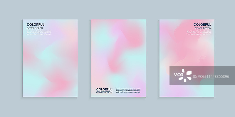 全息箔渐变彩虹色封面图片素材